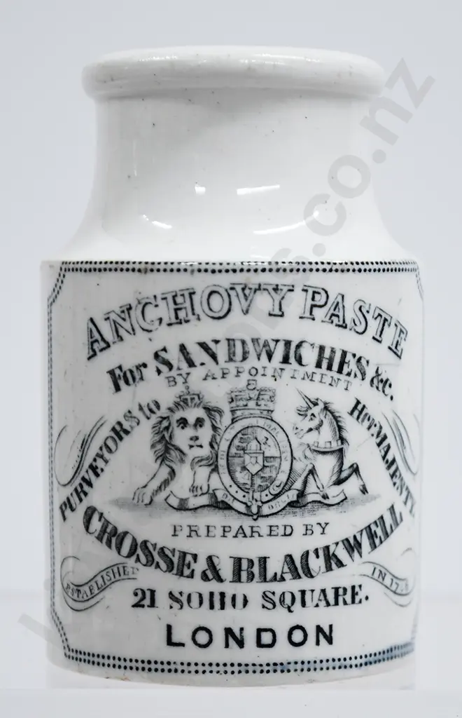CROSSE & BLACKWELL ANCHOVY PASTE POT Image 1++