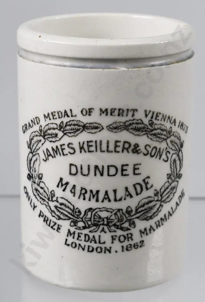 JAMES KEILLER & FRANK COOPER MINIATURE MARMALADE POTS Image 1++