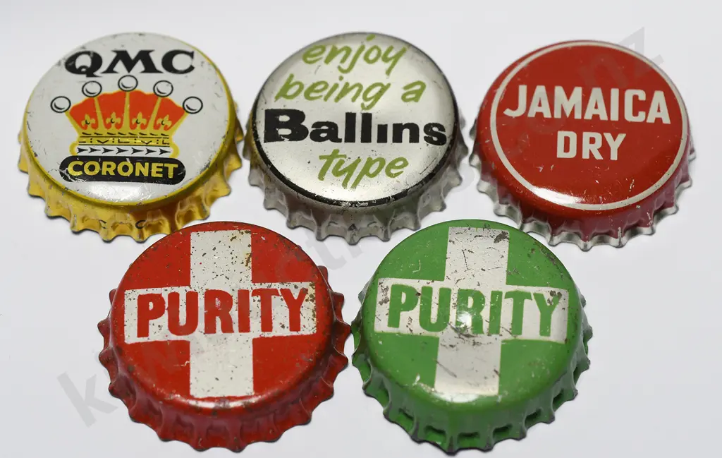 QMC BALLINS PURITY (THOMSONS) BOTTLE CAPS Image 1++