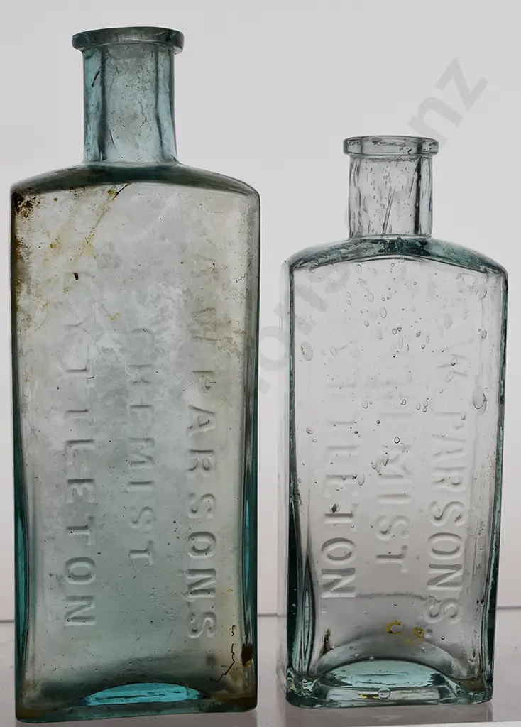 PARSONS LYTTELTON CHEMIST BOTTLES Image 1++