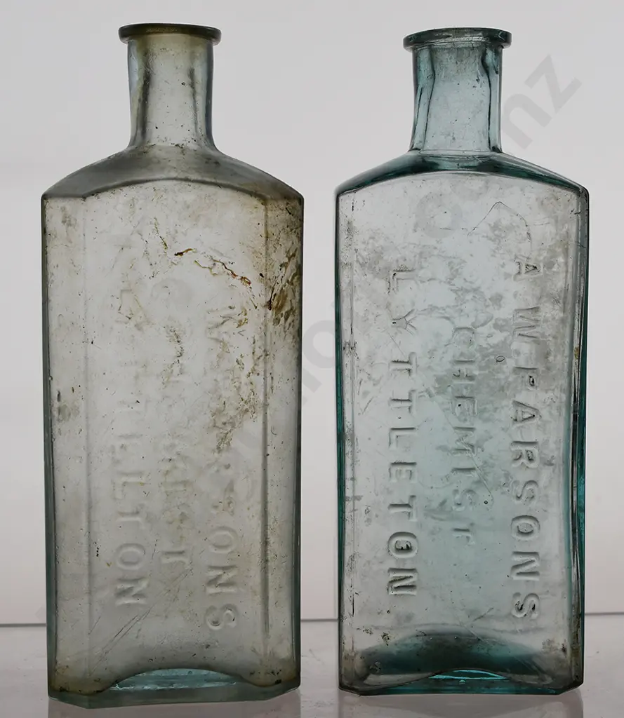 PARSONS LYTTELTON CHEMIST BOTTLES Image 1++