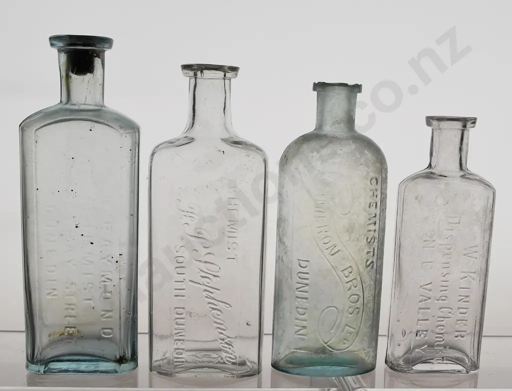 DUNEDIN CHEMIST BOTTLES Image 1++