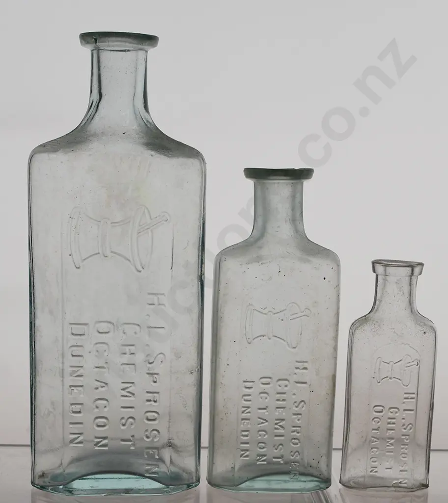 DUNEDIN CHEMIST BOTTLES Image 1++