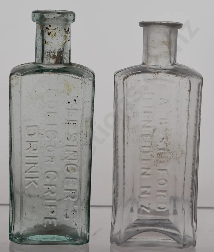 DUNEDIN CURES, SEWING MACHINE BOTTLES Image 1++