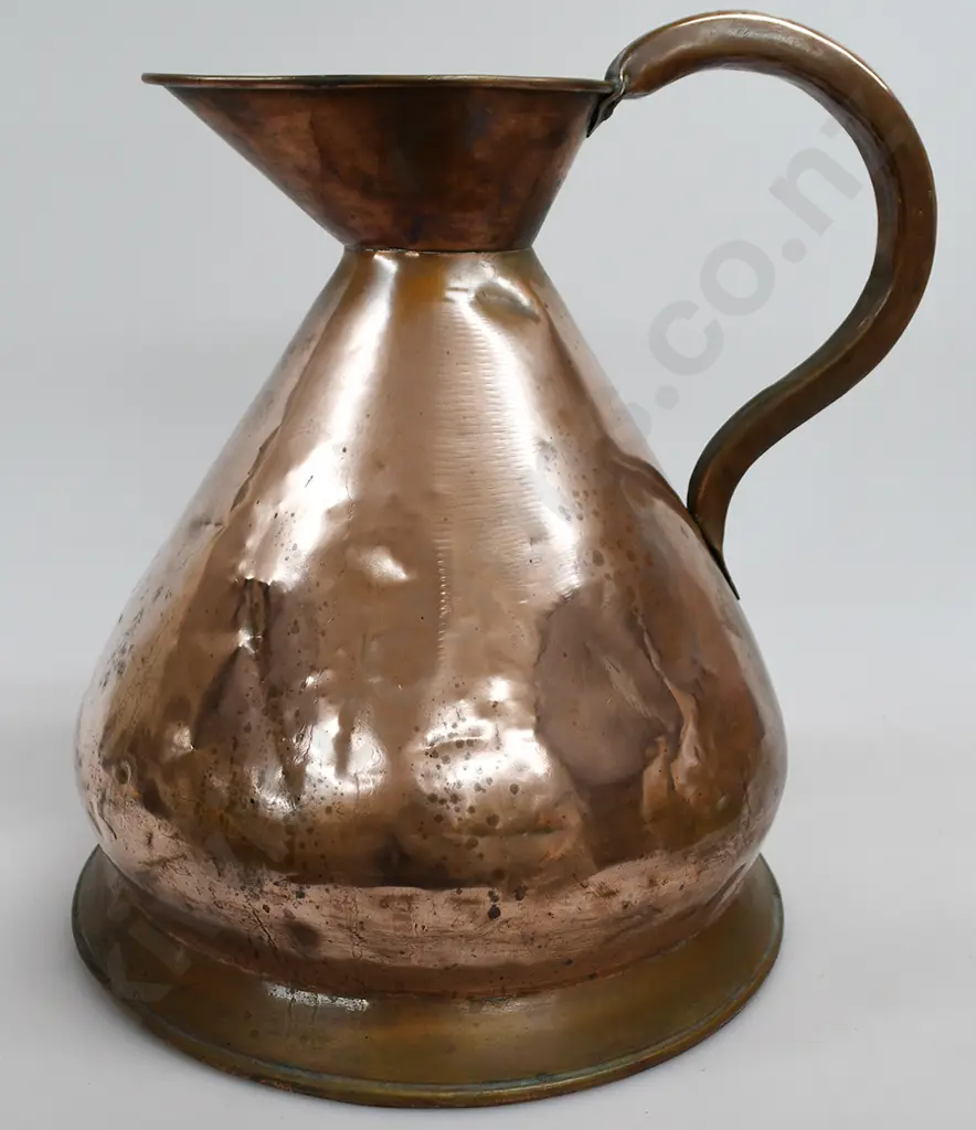COPPER WEIGHTS AND MEASURES JUG, 2 GALLON Image 1++