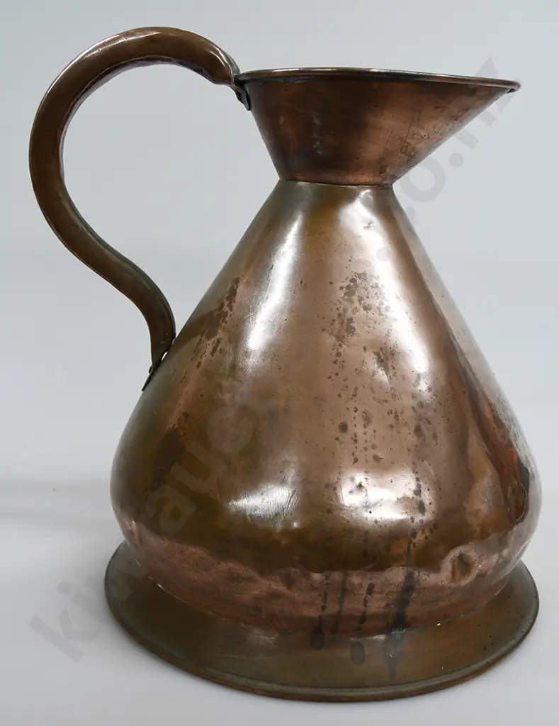 COPPER WEIGHTS AND MEASURES JUG, 2 GALLON Image 1++