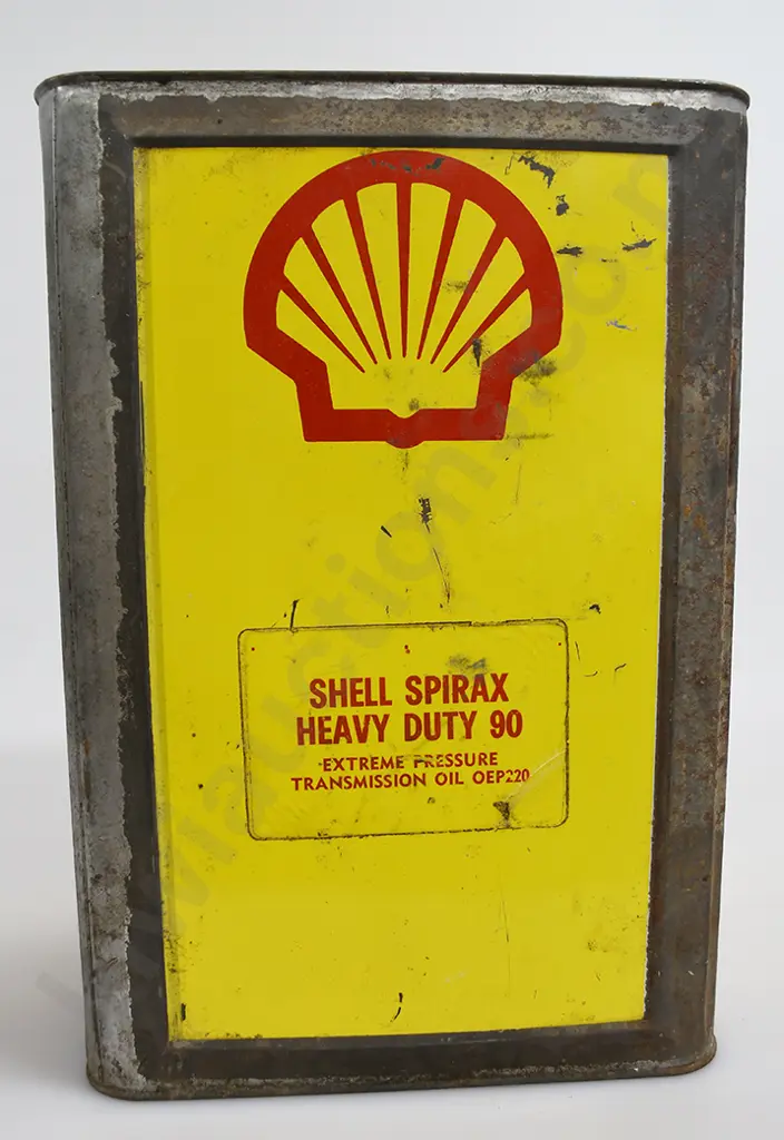 SHELL 4 GALLON OIL TIN Image 1++