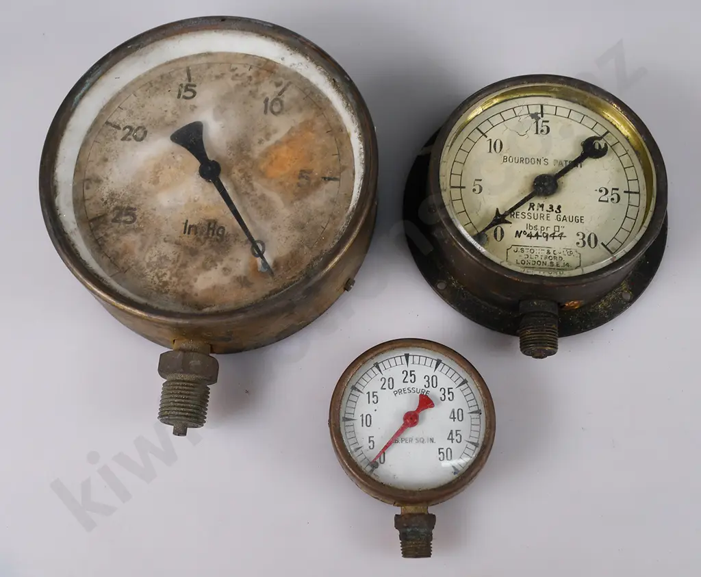 VINTAGE PRESSURE GAUGES Image 1++