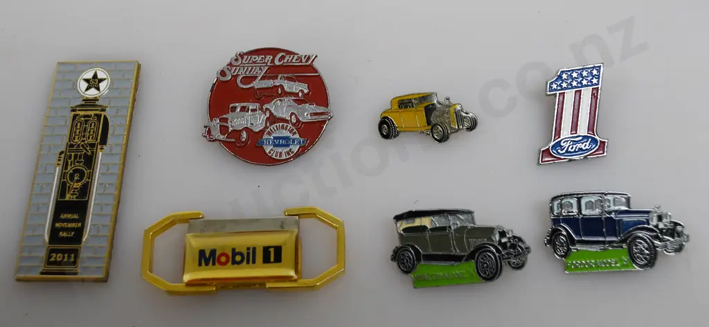 SPARK PLUG BOTTLE OPENERS, CAR BADGES Image 1++