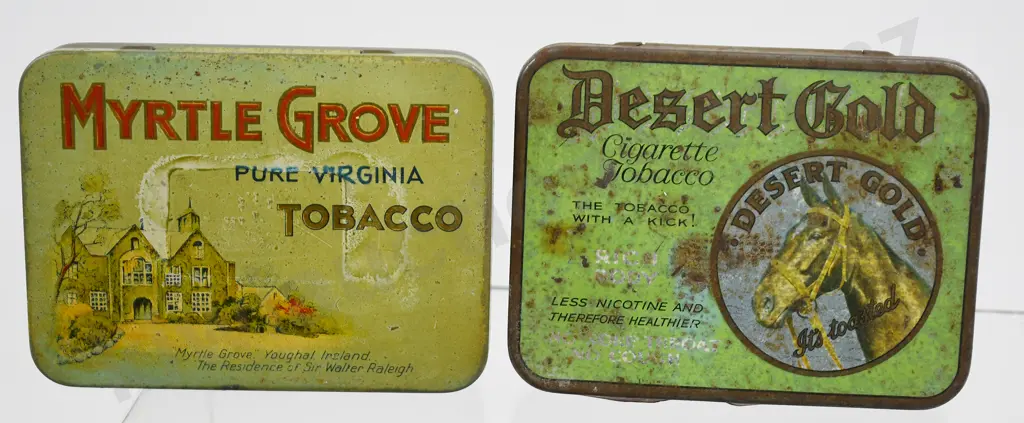 ASSORTED TOBACCO TINS, MYRTLE GOVE, MAIN TOP,  HIGH ADMIRAL ETC Image 1++