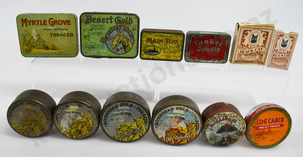 ASSORTED TOBACCO TINS, MYRTLE GOVE, MAIN TOP,  HIGH ADMIRAL ETC Image 1++