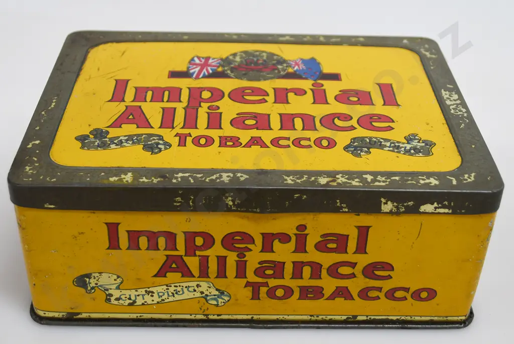 BEARS, IMPERIAL ALLIANCE, CUT PLUG TOBACCO TINS Image 1++