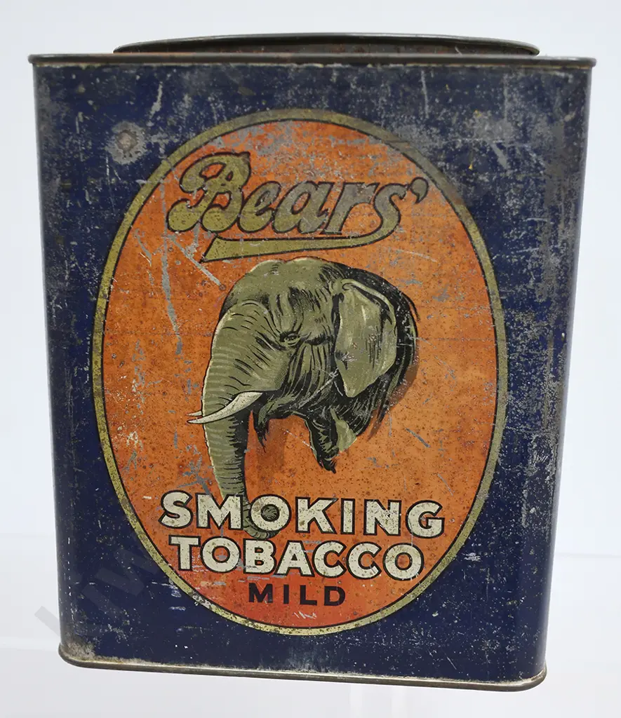 BEARS, IMPERIAL ALLIANCE, CUT PLUG TOBACCO TINS Image 1++