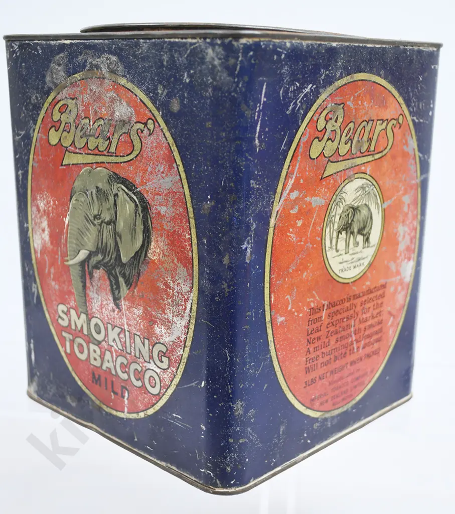 BEARS, IMPERIAL ALLIANCE, CUT PLUG TOBACCO TINS Image 1++