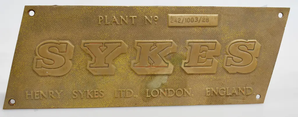GIRDER TRAILERS, SYKES NAME PLATES Image 1++