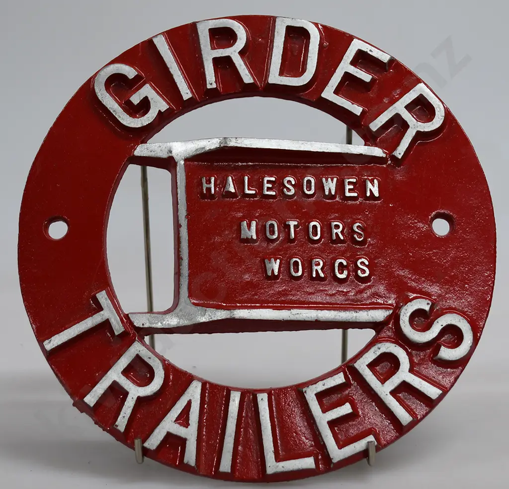 GIRDER TRAILERS, SYKES NAME PLATES Image 1++