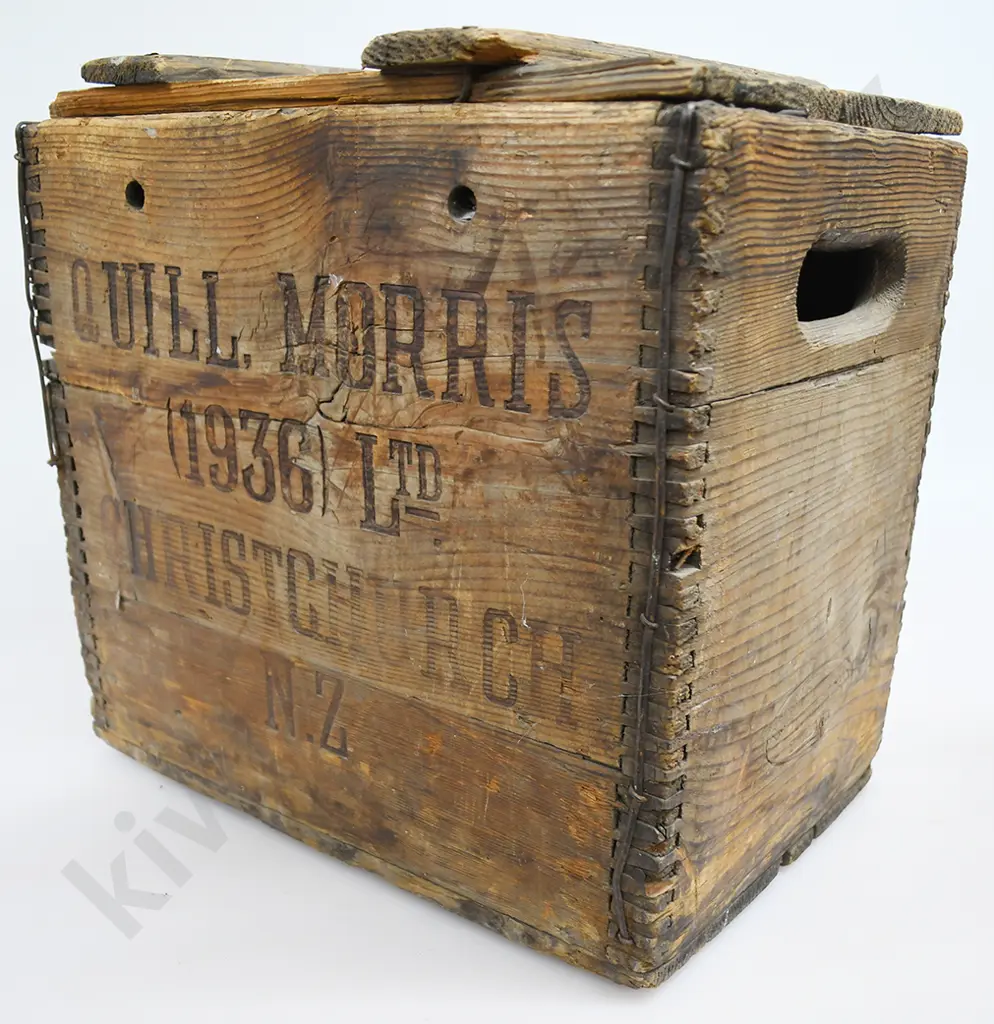 QUILL MORRIS 1936 LTD SODA SYPHON CRATE Image 1++