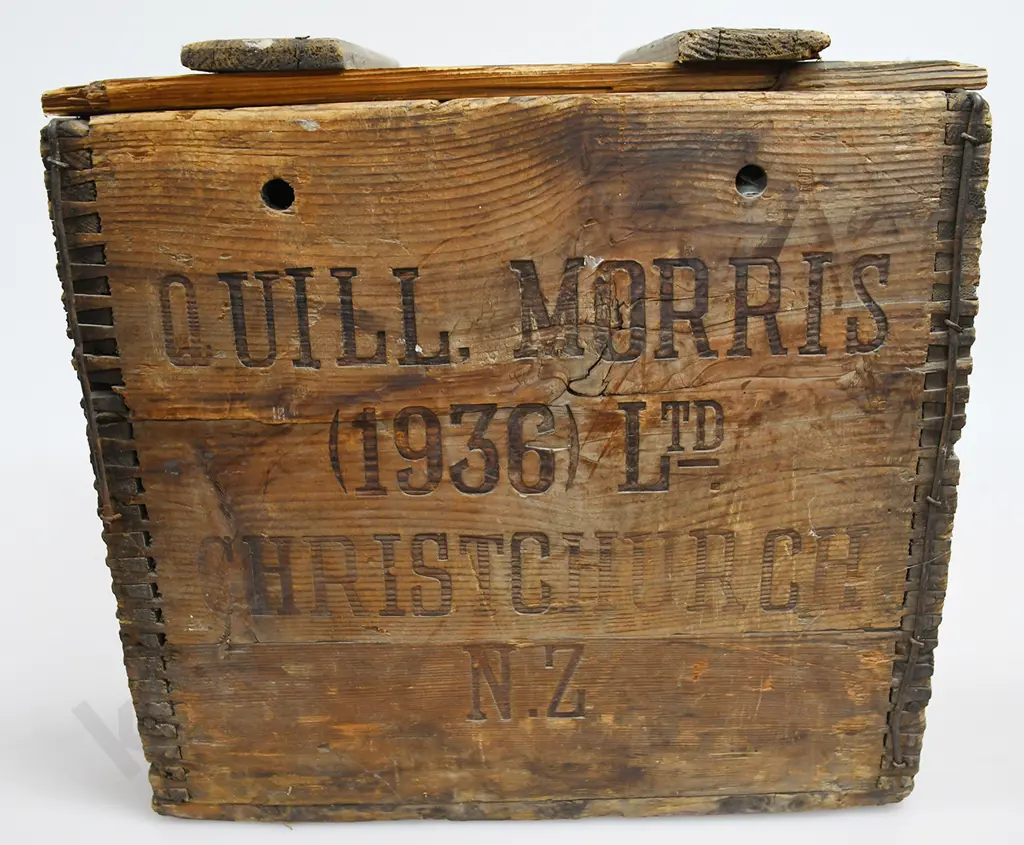 QUILL MORRIS 1936 LTD SODA SYPHON CRATE Image 1++