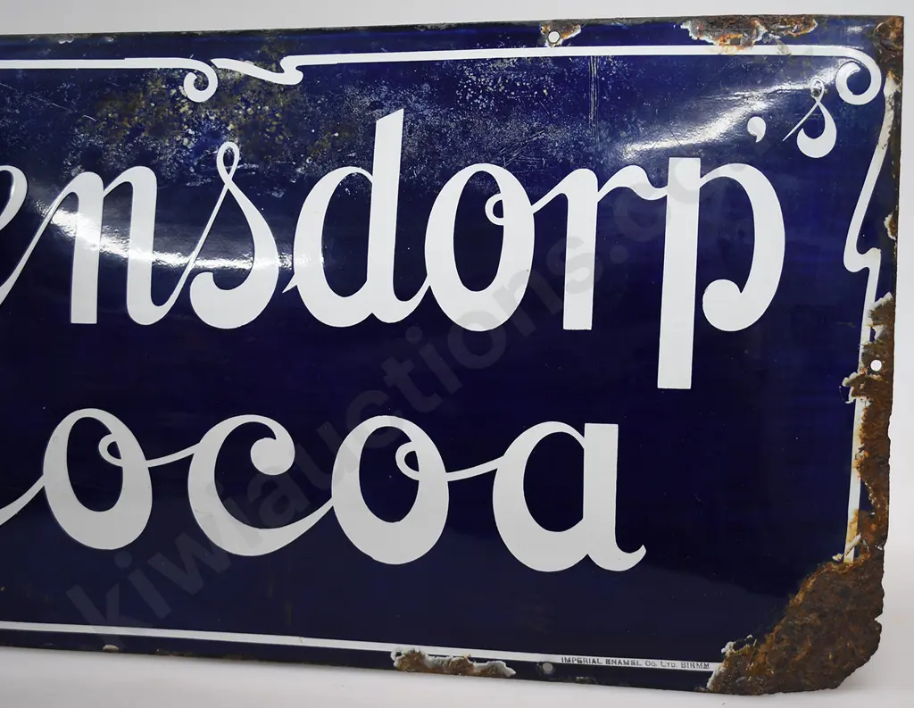BENSDORP'S COCOA ENAMEL SIGN Image 1++