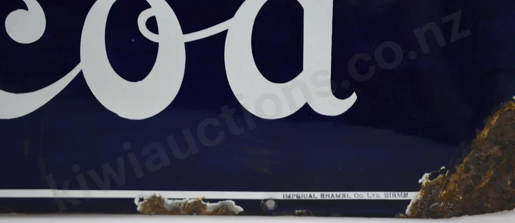 BENSDORP'S COCOA ENAMEL SIGN Image 1++