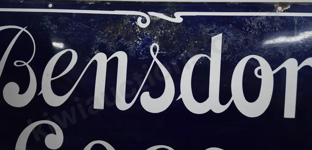 BENSDORP'S COCOA ENAMEL SIGN Image 1++