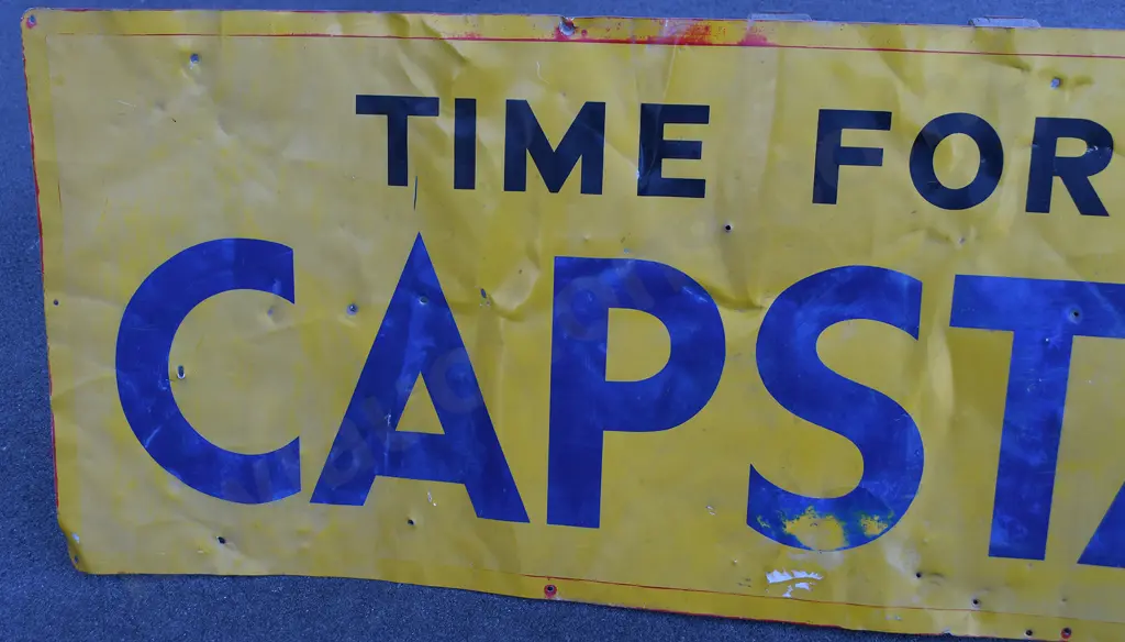 CAPSTAN PRINTED SIGN Image 1++