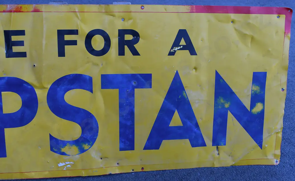 CAPSTAN PRINTED SIGN Image 1++
