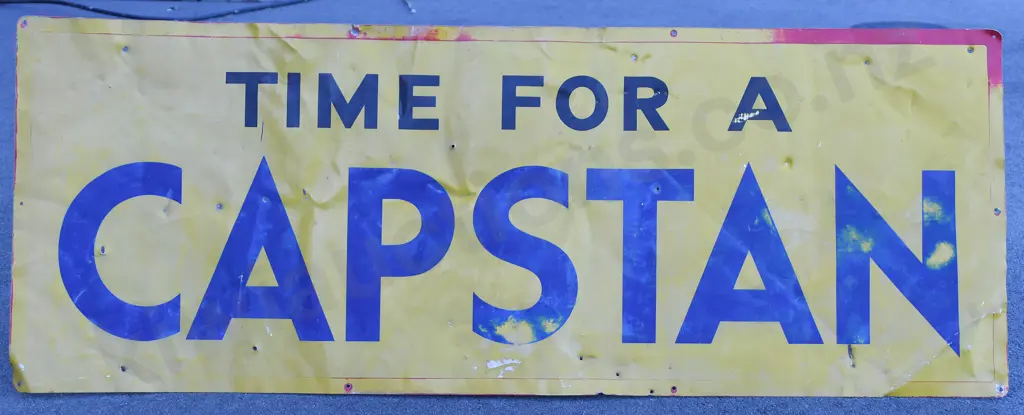 CAPSTAN PRINTED SIGN Image 1++