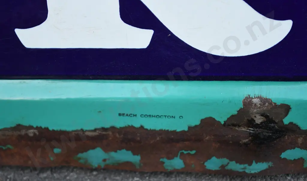GOODRICH TIRES ENAMEL SIGN Image 1++