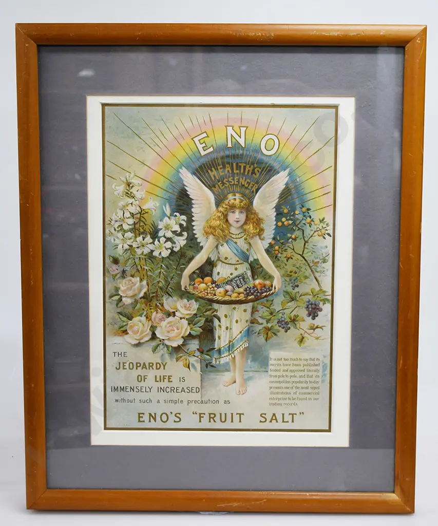 ENO'S FRUIT SALT GLAZED PICTURE Image 1++