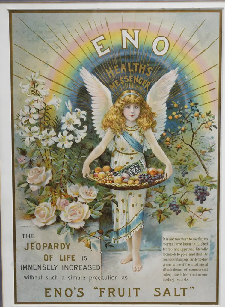 ENO'S FRUIT SALT GLAZED PICTURE Image 1++