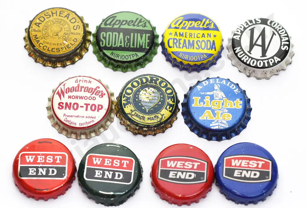 SOUTH AUSTRALIA CROWN BOTTLE CAPS Image 1++