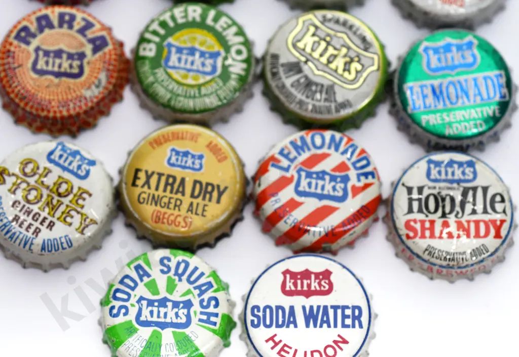HELIDON GARDENER "KIRKS" CROWN BOTTLE CAPS QUEENSLAND Image 1++