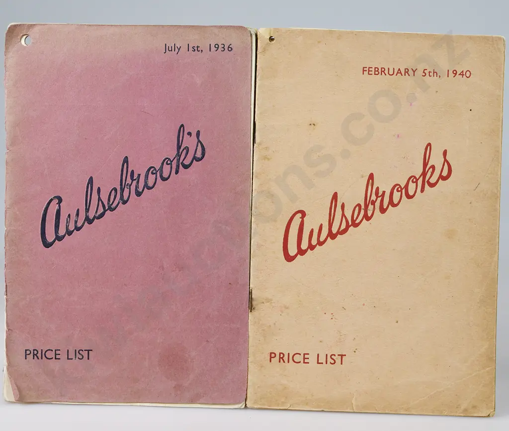 AULSEBROOKS PRICE LISTS Image 1++