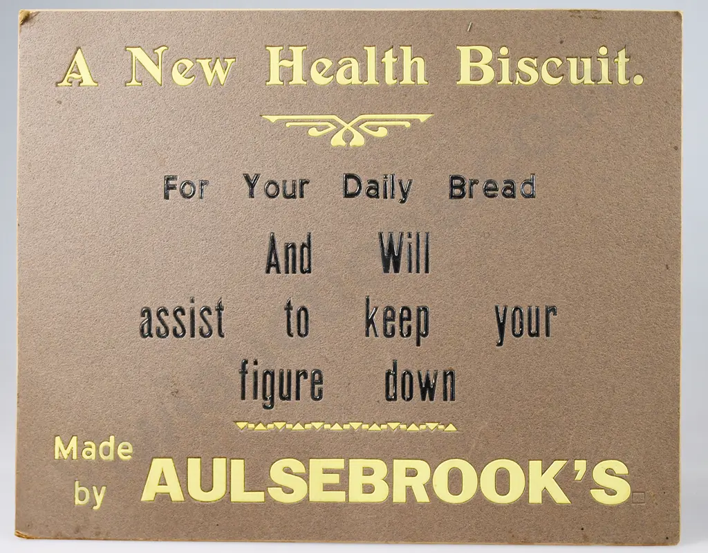 AULSEBROOKS & BRUCE ADAMS ADVERTISING CARD SIGNS Image 1++