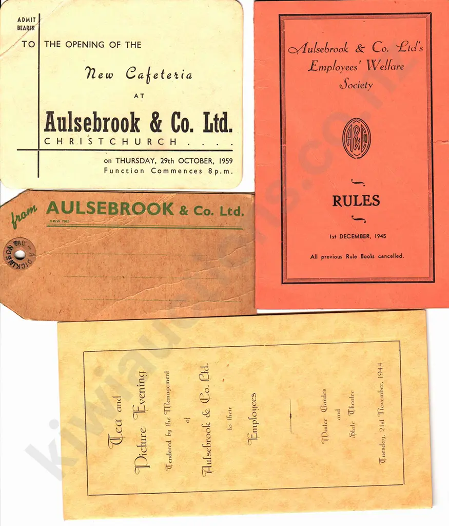 AULSEBOOK'S EPHEMERA Image 1++