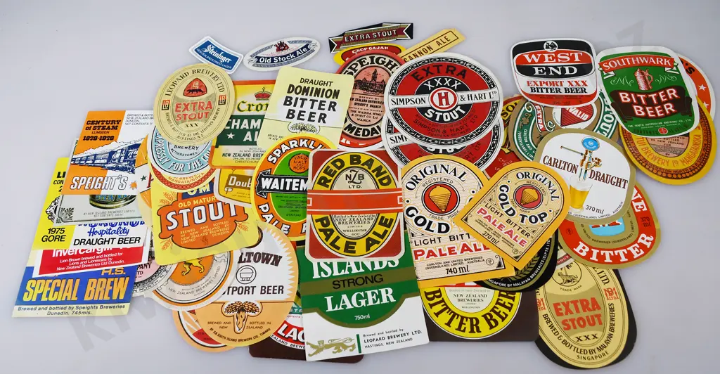 NEW ZEALAND BEER LABELS Image 1++