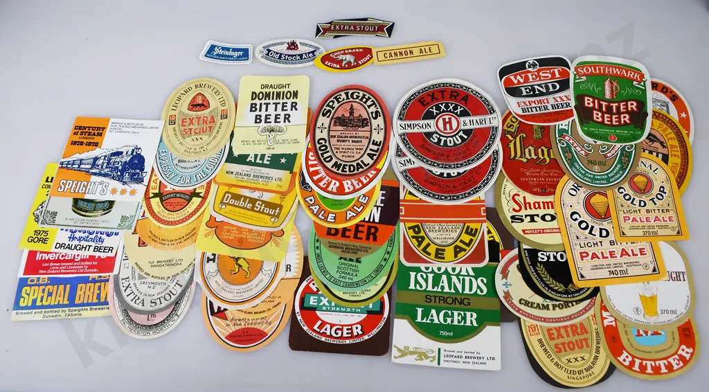 NEW ZEALAND BEER LABELS Image 1++