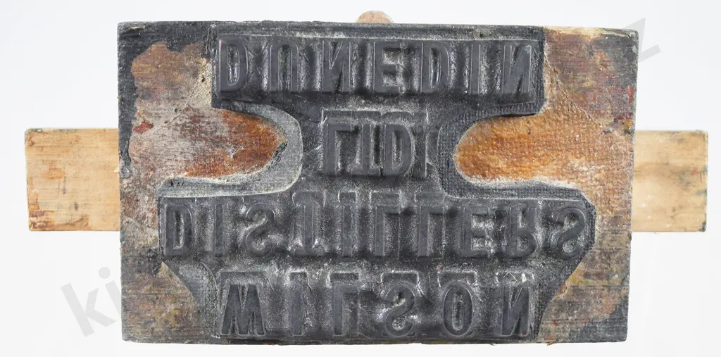 WILSON'S DISTILLERS LTD DUNEDIN RUBBER STAMP Image 1++