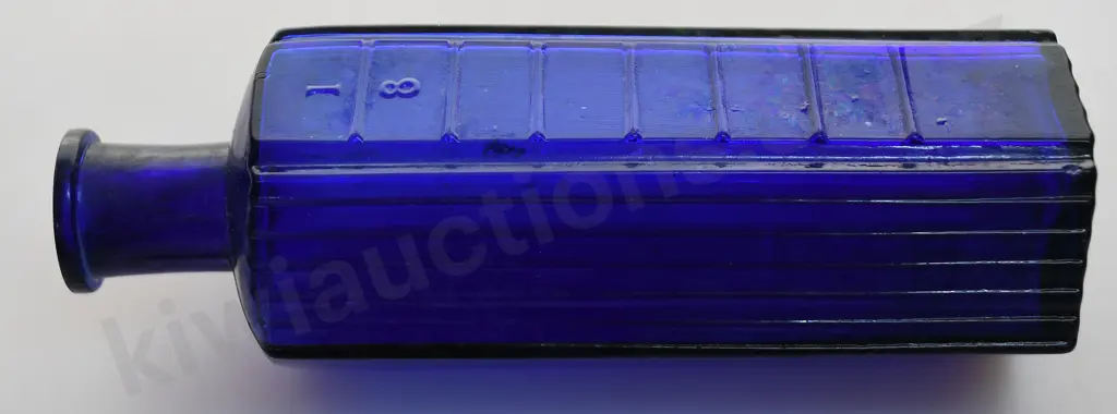 UNUSUAL 8oz COBALT BLUE POISON Image 1++