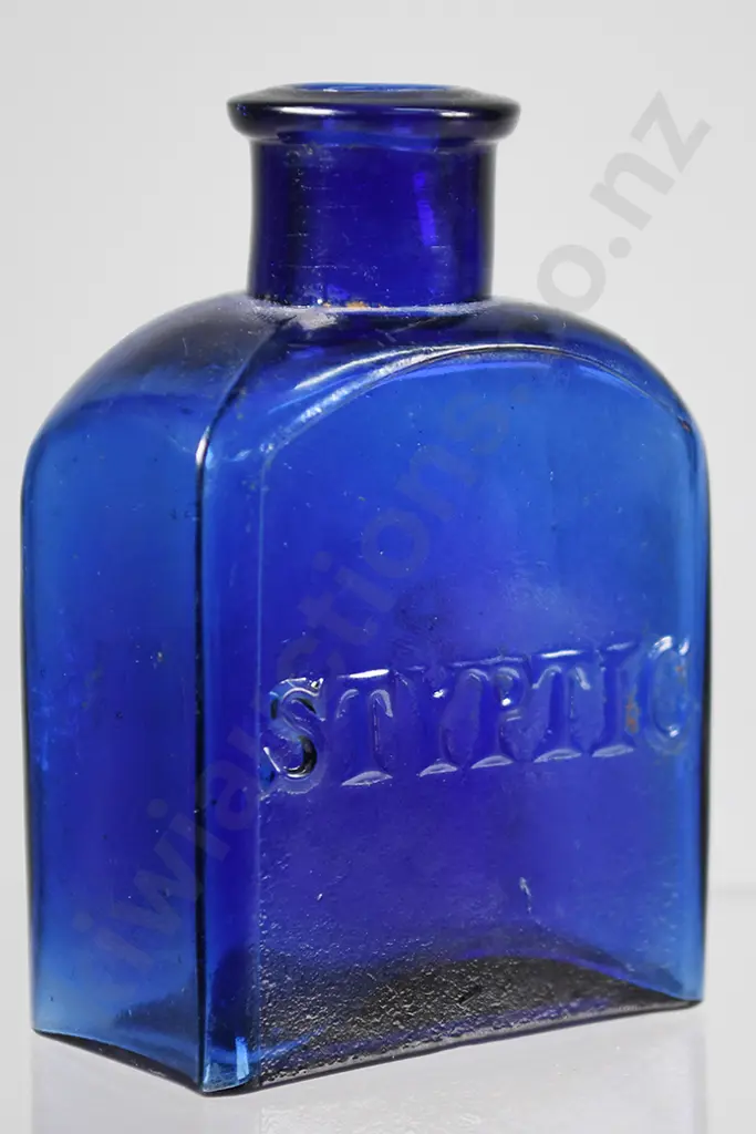 RUSPINI'S STYPTIC COBALT BLUE BOTTLE Image 1++