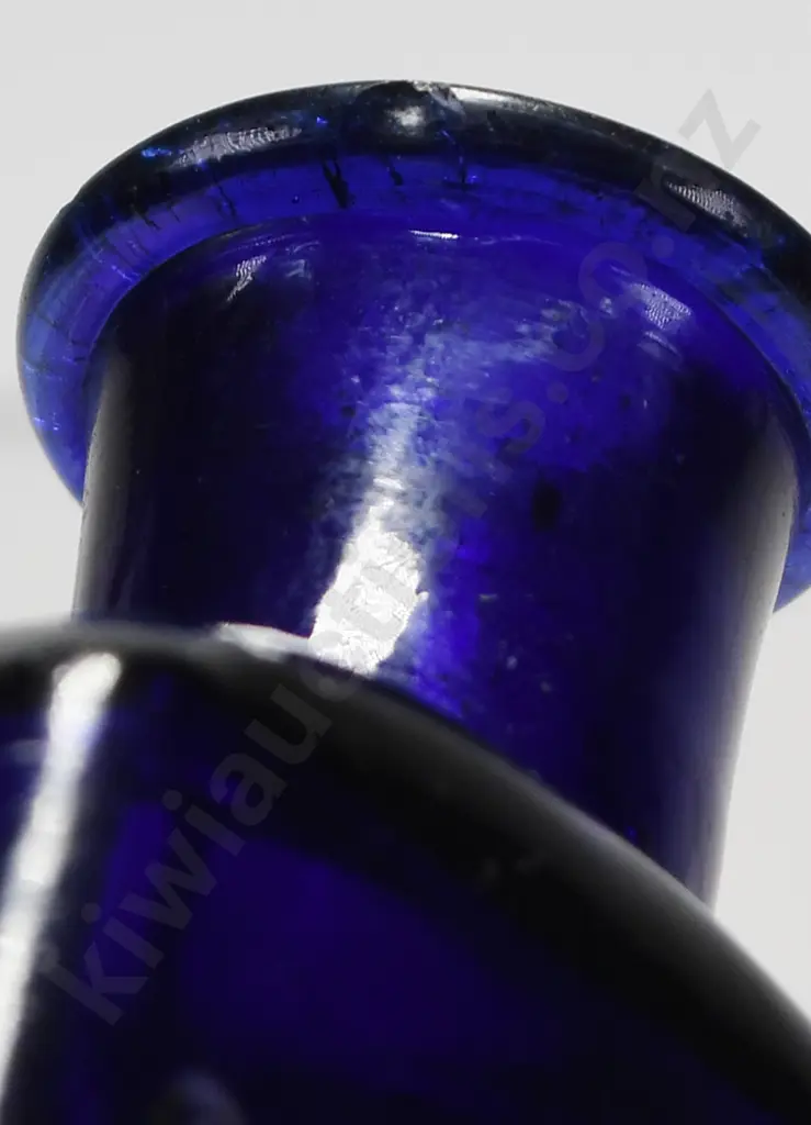 RUSPINI'S STYPTIC SMALL COBALT BLUE BOTTLE Image 1++