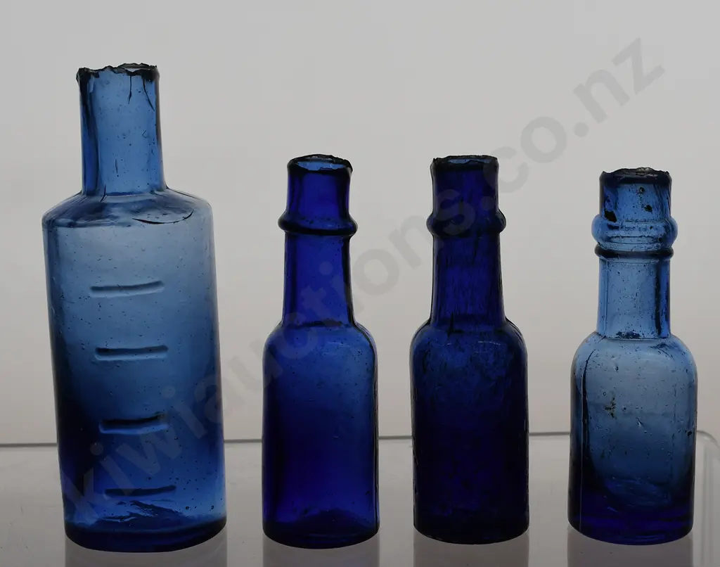 SHEER TOP MID BLUE BOTTLES Image 1++