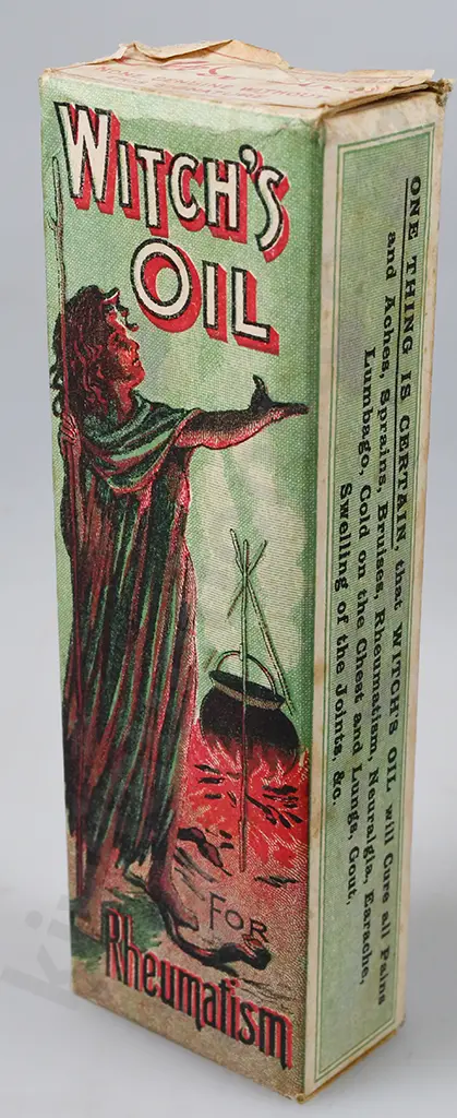 WITCH'S OIL AND OINTMENT EVANS PHARMACIST DUNEDIN Image 1++