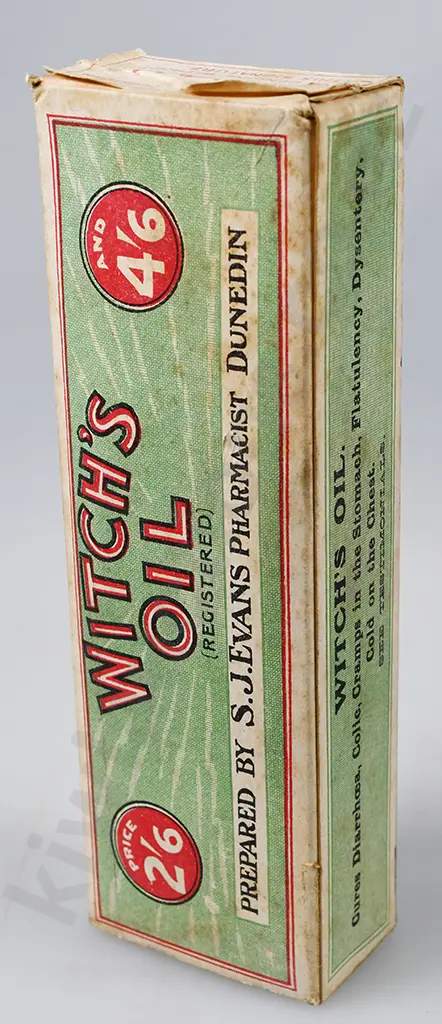 WITCH'S OIL AND OINTMENT EVANS PHARMACIST DUNEDIN Image 1++