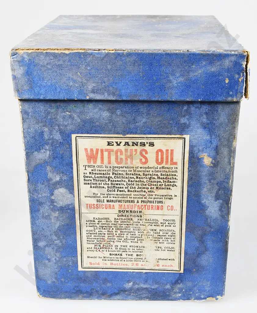 WITCH'S OIL AND OINTMENT EVANS PHARMACIST DUNEDIN Image 1++