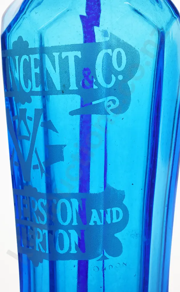 VINCENT FEATHERSTON & CARTERTON BLUE SYPHON Image 1++