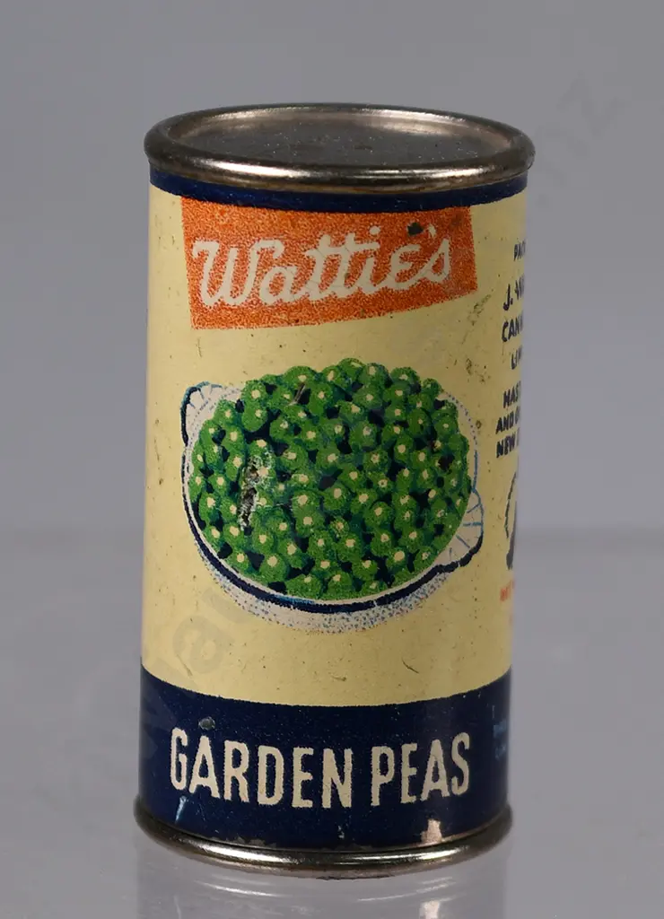 MINIATURE WATTIES GARDEN PEAS TIN LIGHTER Image 1++