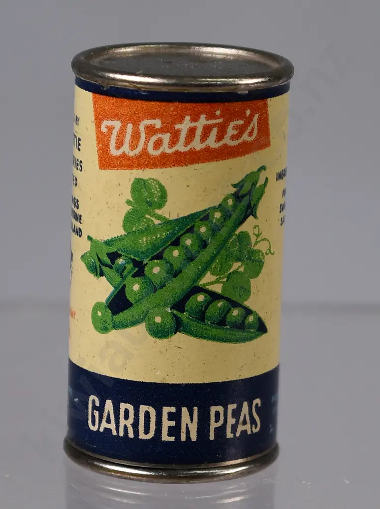 MINIATURE WATTIES GARDEN PEAS TIN LIGHTER Image 1++