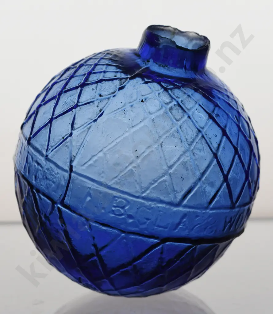 N B GLASS WORKS PERTH TARGET BLUE, MID BLUE Image 1++